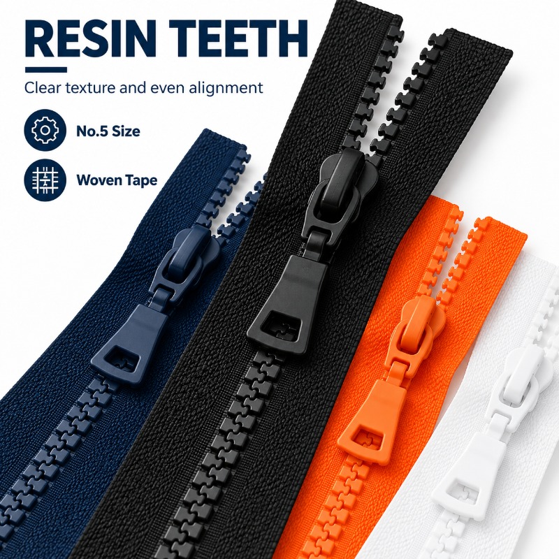Sewing Front Zipper - 2/5/10 szt. 5 # 60-90 cm,