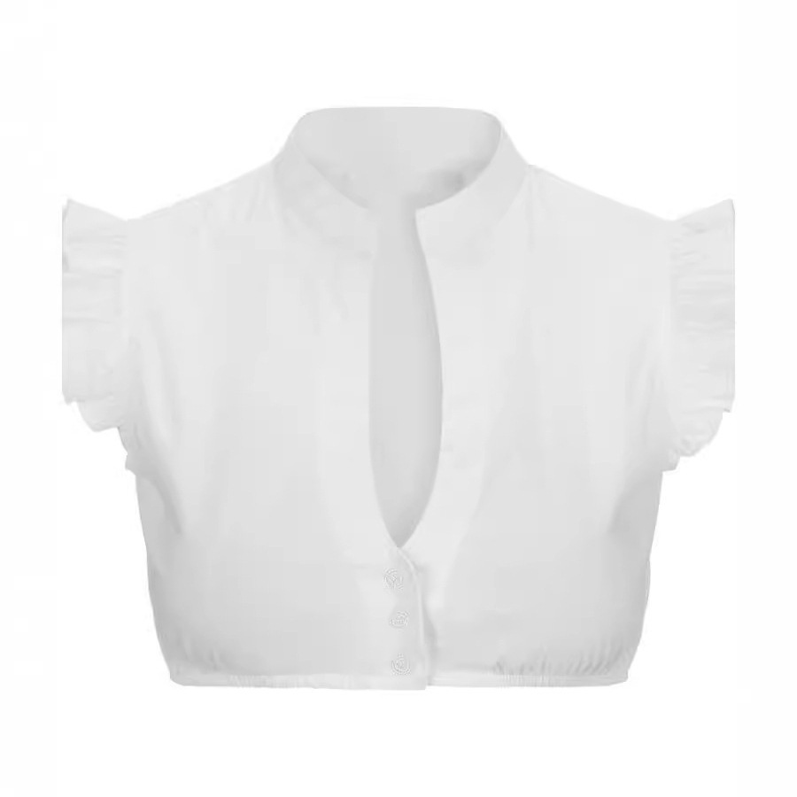 Damskie bluzki crop top 2025 N – Sewing V recenzja i cena