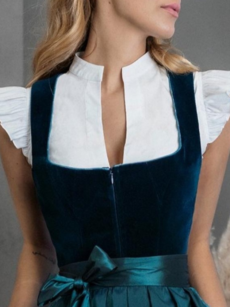 Damskie bluzki crop top 2025 N – Sewing V recenzja i cena
