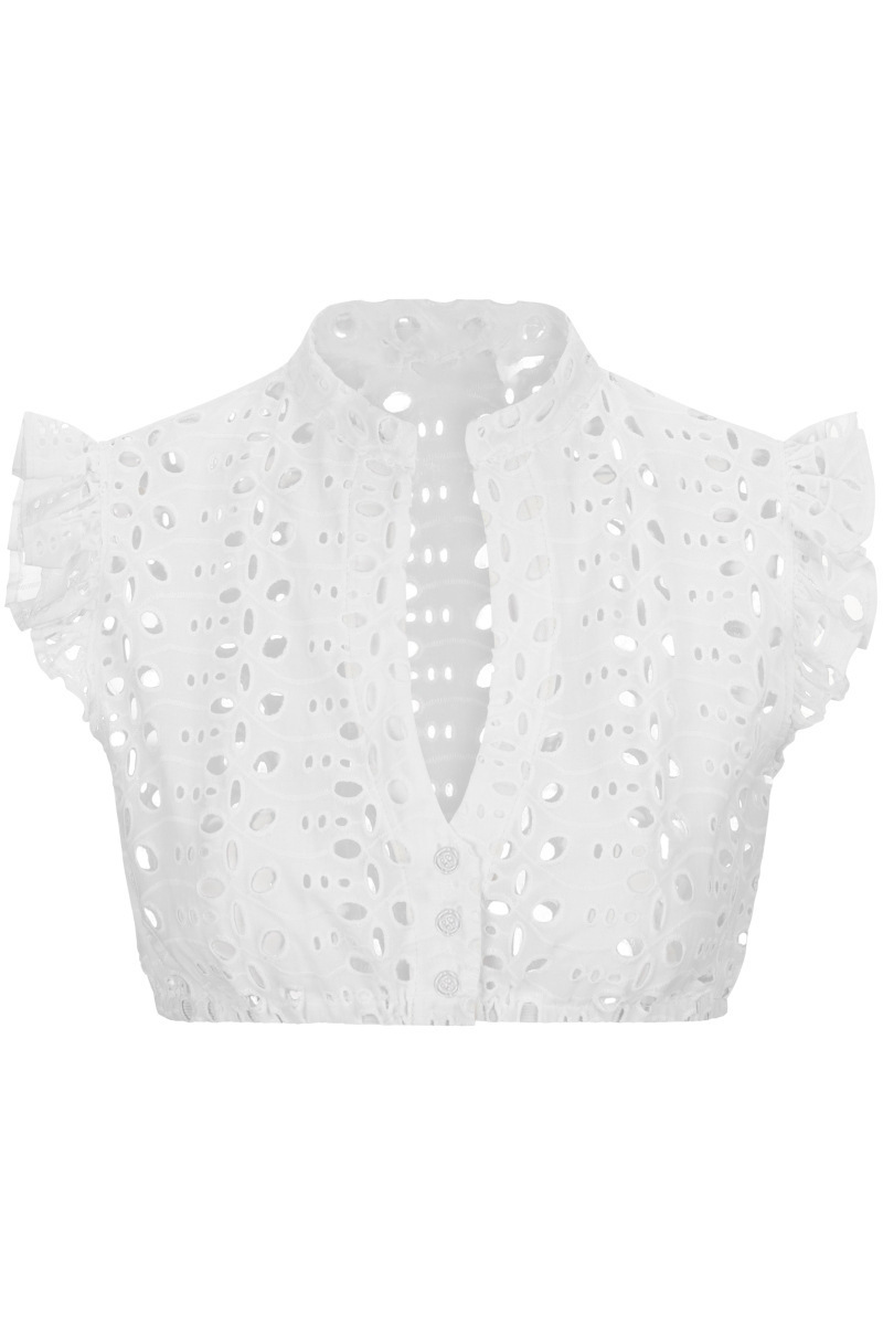 Damskie bluzki crop top 2025 N – Sewing V recenzja i cena