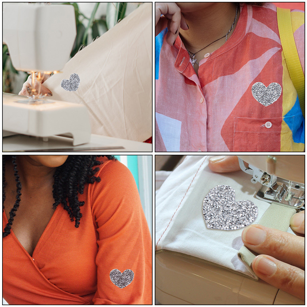 10 sztuk naszywek w kształcie  – Sewing Recycle recenzja i cena