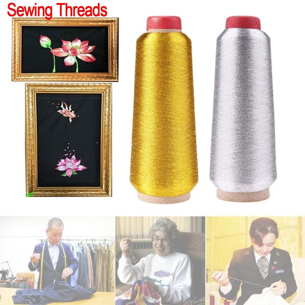 Złote/srebrne nici do haftu ko – Sewing Thread In Textile recenzja i cena
