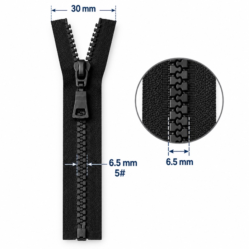2/5/10 szt. 5 #   60-90 cm, za – Sewing Front Zipper recenzja i cena