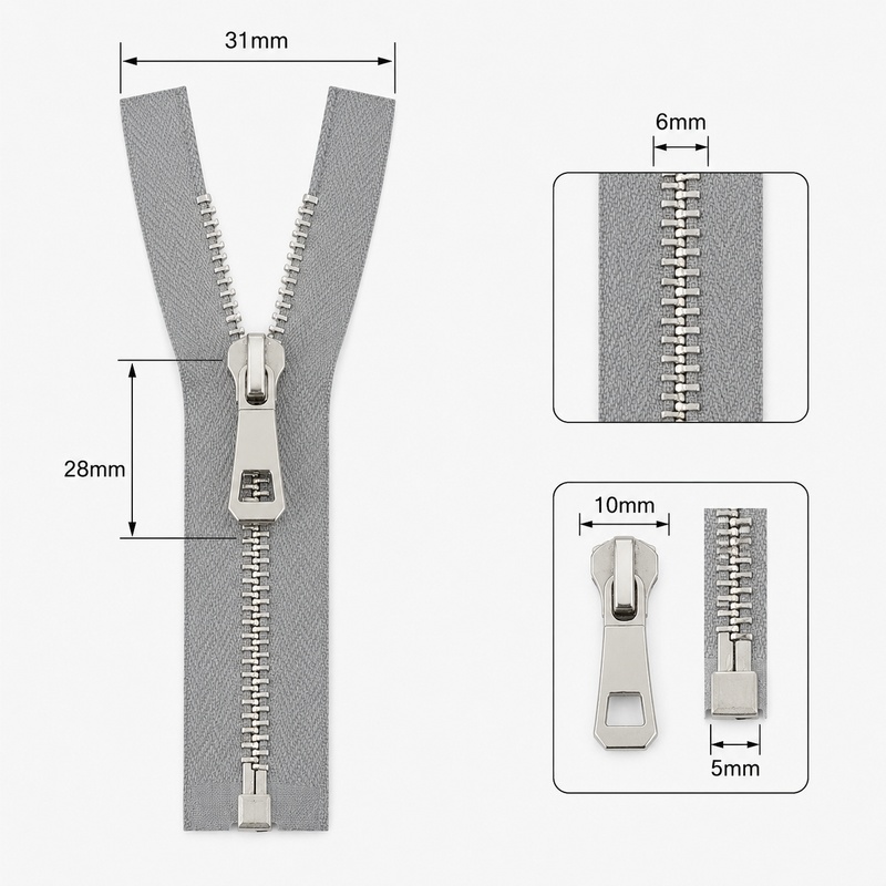 1/2/5 szt. 5 #   Zamek błyskaw – Sewing Front Zipper recenzja i cena