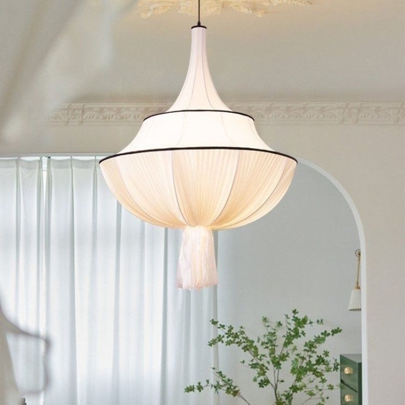 Francuska lampa wisząca LED w  – Century Textile & Sewing Supply Photos recenzja i cena