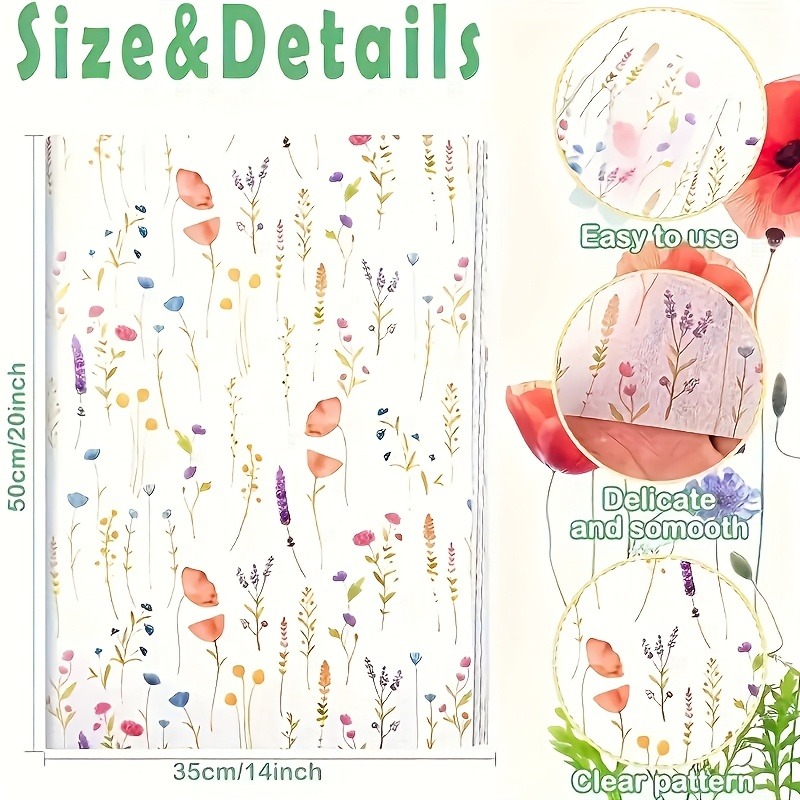 20 arkuszy papieru do pakowani – Pattern Tissue Paper recenzja i cena